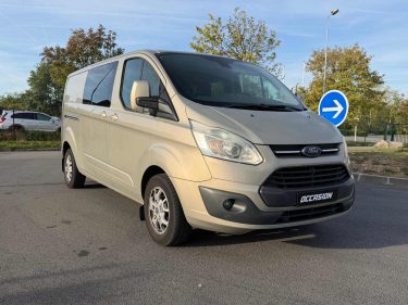 FORD TRANSIT CUSTOM  2.2TDCI 125CV L2H1 5 OU 6 PLACES DOUBLE PORTE LATERAL  2013