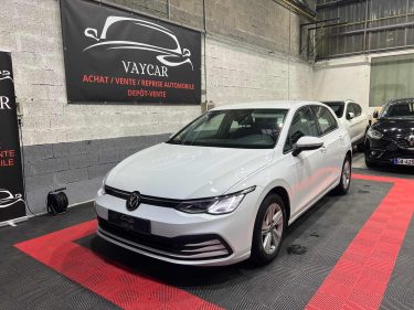 Volkswagen Golf 8, DSG7 Life Business, 2L 116Ch,Entretenue chez VW, Carplay sans FIL, Led d\'Ambiance